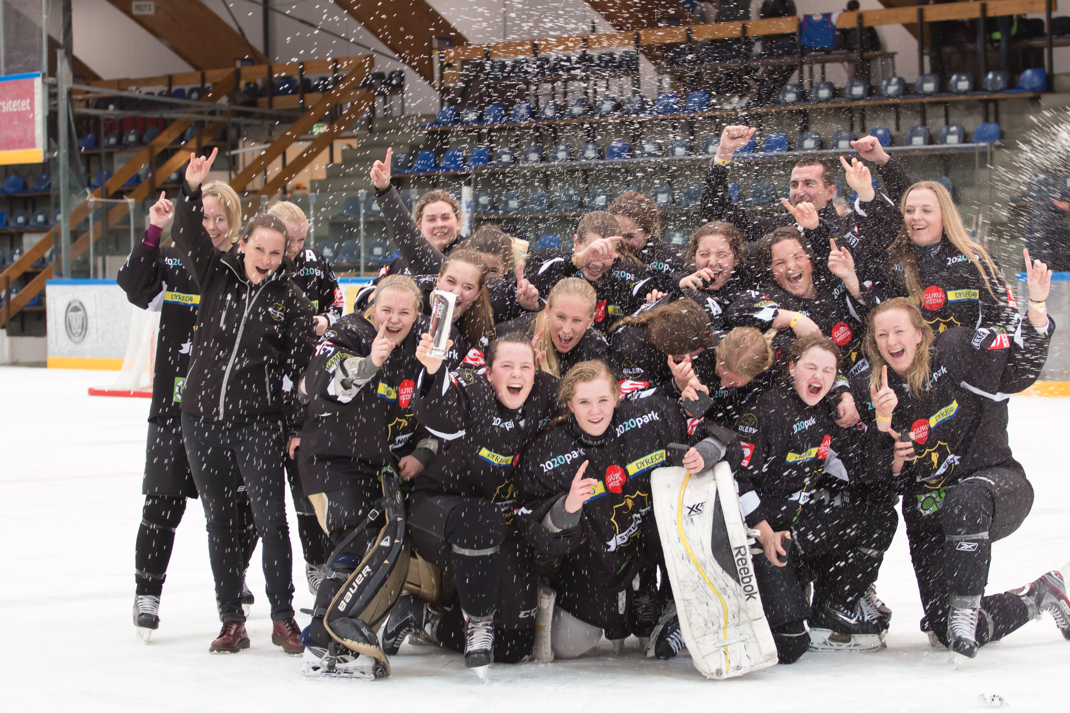 Stavanger Hockey ble vinner av NM damer 2016. Foto: Trond Alfer